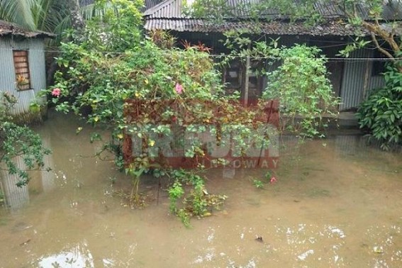 Water logging hits Sabroom Urban Rural localities Water logging hits Sabroom Urban Rural localities
